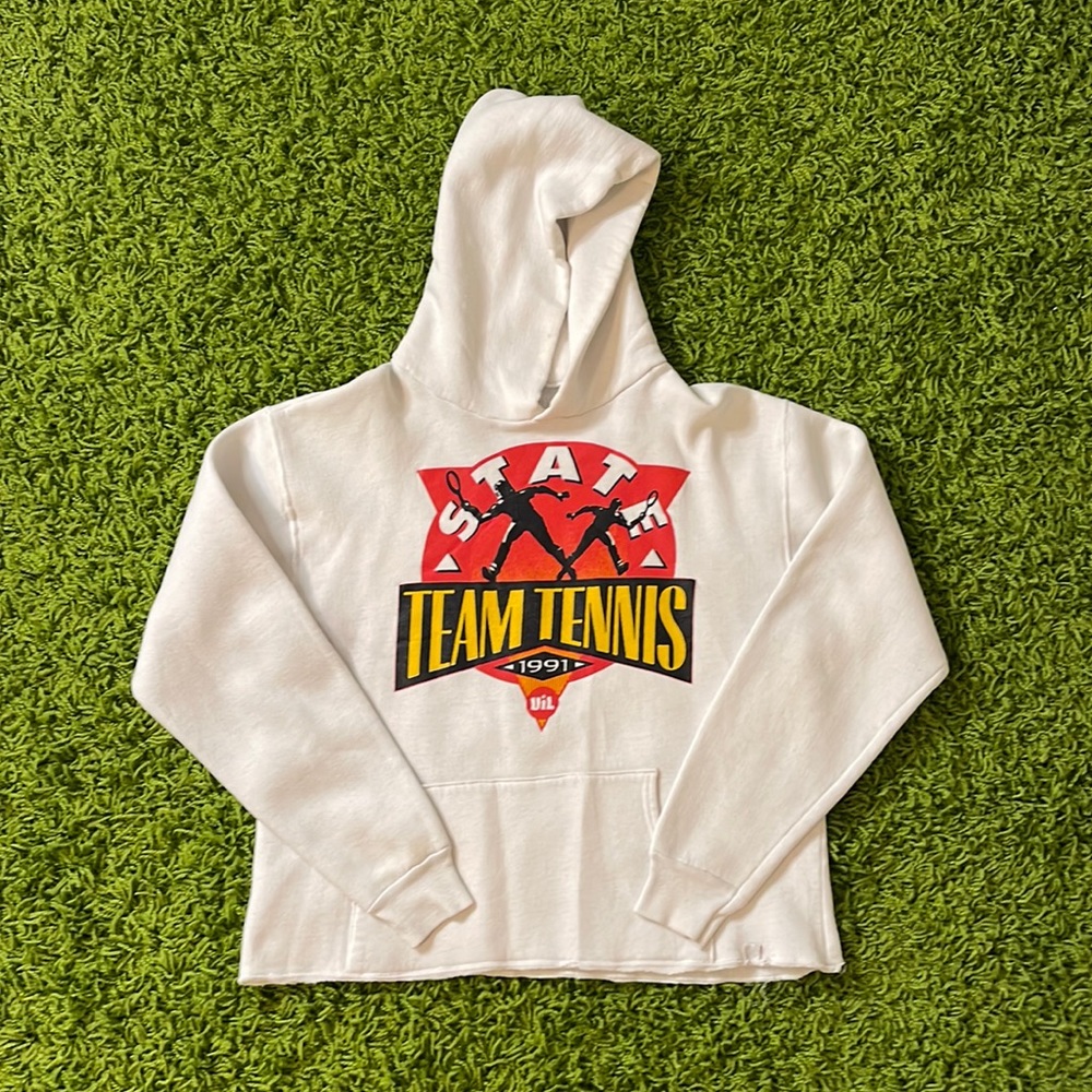 Cropped Vintage Hoodie